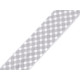 Nastro in sbieco in cotone - motivo: pois, righe, quadretti, larghezza stelle, dimensioni: 20 mm piegato - Giallo (14 Metri) Nastro in sbieco in cotone - motivo: pois, righe, quadretti, larghezza stelle, dimensioni: 20 mm piegato - Giallo (14 Metri)