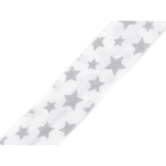 Nastro in sbieco in cotone - motivo: pois, righe, quadretti, larghezza stelle, dimensioni: 20 mm piegato - Giallo (14 Metri) Nastro in sbieco in cotone - motivo: pois, righe, quadretti, larghezza stelle, dimensioni: 20 mm piegato - Giallo (14 Metri)
