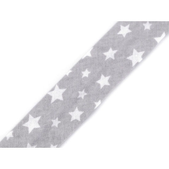 Nastro in sbieco in cotone - motivo: pois, righe, quadretti, larghezza stelle, dimensioni: 20 mm piegato - Giallo (14 Metri) Nastro in sbieco in cotone - motivo: pois, righe, quadretti, larghezza stelle, dimensioni: 20 mm piegato - Giallo (14 Metri)