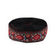 Krajka szerokość 48 mm - Czarny (1 Metr) Krajka szerokość 48 mm - Czarny (1 Metr)