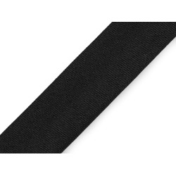 Biais simple en pes, largeur 19 mm - Noir (1 Mètre)