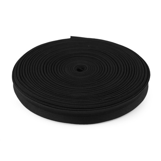 Lamówka pes szerokość 19 mm zaprasowana - Czarny (1 Metr) Lamówka pes szerokość 19 mm zaprasowana - Czarny (1 Metr)