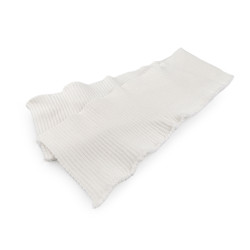 Ściągacz elastyczny żebrowany grubszy szerokość 14 cm - Kremowa najjaśni (1 Sztuka)