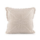Knitted pillowcase, cotton 45x45 cm - Ecru light (2 Pieces) Knitted pillowcase, cotton 45x45 cm - Ecru light (2 Pieces)