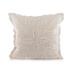 Knitted pillowcase, cotton 45x45 cm - Ecru light (2 Pieces) Knitted pillowcase, cotton 45x45 cm - Ecru light (2 Pieces)