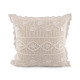 Knitted pillowcase, cotton 45x45 cm - Ecru light (2 Pieces) Knitted pillowcase, cotton 45x45 cm - Ecru light (2 Pieces)