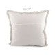 Knitted pillowcase, cotton 45x45 cm - Ecru light (2 Pieces) Knitted pillowcase, cotton 45x45 cm - Ecru light (2 Pieces)