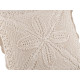 Knitted pillowcase, cotton 45x45 cm - Ecru light (2 Pieces) Knitted pillowcase, cotton 45x45 cm - Ecru light (2 Pieces)