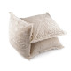 Knitted pillowcase, cotton 45x45 cm - Ecru light (2 Pieces) Knitted pillowcase, cotton 45x45 cm - Ecru light (2 Pieces)