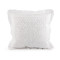 Bobbin-knitted pillowcase 45x45 cm - White (2 Pieces)