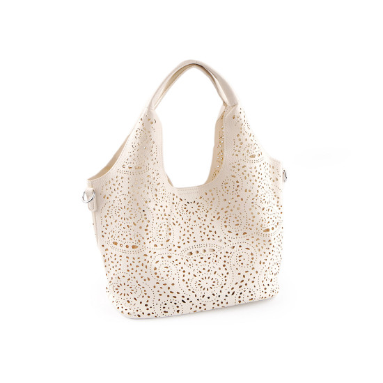 2-in-1 handbag with die-cut pattern 38x22 cm - Powder (1 Piece) 2-in-1 handbag with die-cut pattern 38x22 cm - Powder (1 Piece)
