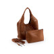 2-in-1 handbag with die-cut pattern 38x22 cm - Powder (1 Piece) 2-in-1 handbag with die-cut pattern 38x22 cm - Powder (1 Piece)