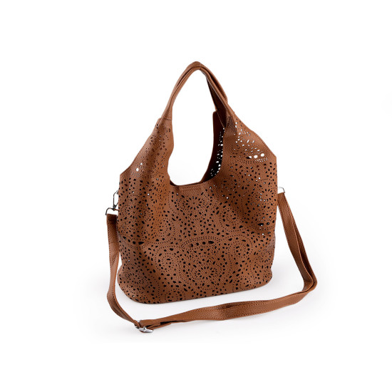 2-in-1 handbag with die-cut pattern 38x22 cm - Powder (1 Piece) 2-in-1 handbag with die-cut pattern 38x22 cm - Powder (1 Piece)
