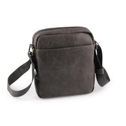 Borsa a tracolla, da uomo, dimensioni: 20 x 23 cm - Grigio (1 Pezzo)
