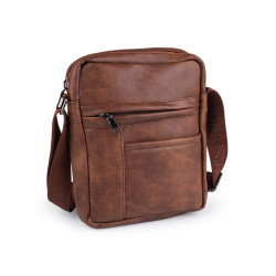 Borsa a tracolla, da uomo, dimensioni: 20 x 28 cm - Marrone (1 Pezzo)