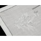 Bieżnik / obrus haftowany 40x160 cm - Off white (2 Sztuki) Bieżnik / obrus haftowany 40x160 cm - Off white (2 Sztuki)