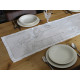 Bieżnik / obrus haftowany 40x160 cm - Off white (2 Sztuki) Bieżnik / obrus haftowany 40x160 cm - Off white (2 Sztuki)