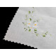 Față de masă textilă brodată 86x86 cm - Alb (2 Bucăți) Față de masă textilă brodată 86x86 cm - Alb (2 Bucăți)