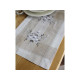 Embroidered placemat 32x47 cm - Burlap (2 Pieces) Embroidered placemat 32x47 cm - Burlap (2 Pieces)