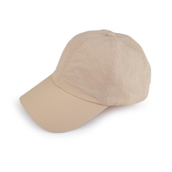 Czapka z daszkiem perforowana letnia unisex - Jasnybeżowy (1 Sztuka)