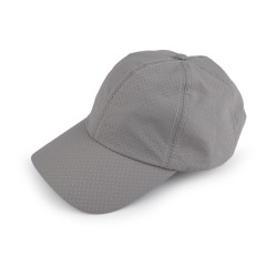 Czapka z daszkiem perforowana letnia unisex - Szary (1 Sztuka)