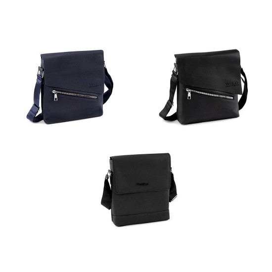 Bolso bandolera para hombre - Negro (3 Piezas) Bolso bandolera para hombre - Negro (3 Piezas)