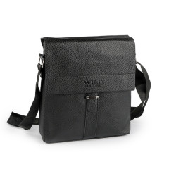 Borsa a tracolla da uomo, dimensioni: 24 x 26 cm - Nero (1 Pezzo)