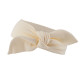 Bandeau en coton pour bébé - nœud - Crème clair (1 Pièce) Bandeau en coton pour bébé - nœud - Crème clair (1 Pièce)