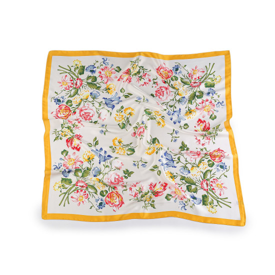 Pañuelo de raso 65 x 65cm - Amarillo (1 Pieza) Pañuelo de raso 65 x 65cm - Amarillo (1 Pieza)