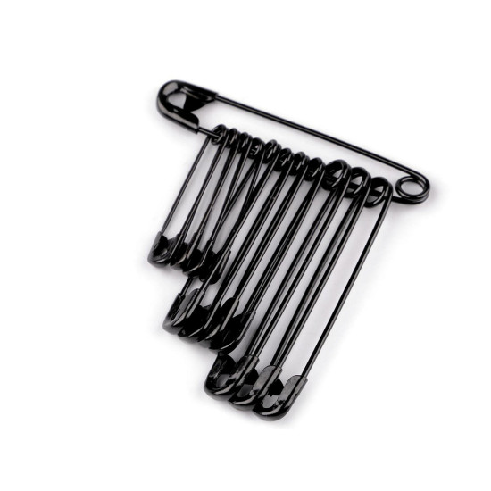 Épingles à nourrice, assortiment de tailles - Nickel (50 Bottes) Épingles à nourrice, assortiment de tailles - Nickel (50 Bottes)