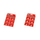 Metal snap fasteners, size 2/0 - Nickel (6 Cards)