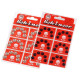 Metal snap fasteners, size 1 and 2 - Black (6 Cards)