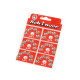 Metal snap fasteners, size 1 and 2 - Black (6 Cards)