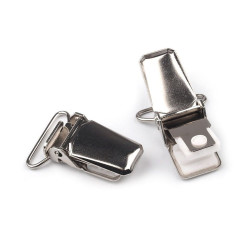 Zapięcie do szelek szerokość 20 mm - Nikiel (100 Sztuki)