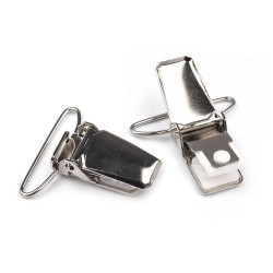 Zapięcie do szelek szerokość 30 mm - Nikiel (100 Sztuki)