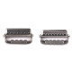 Adjustable suspender slider / adjuster with teeth, width 20; 24; 30; 40 mm - Nickel (20 Pieces) Adjustable suspender slider / adjuster with teeth, width 20; 24; 30; 40 mm - Nickel (20 Pieces)