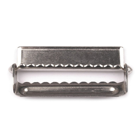 Adjustable suspender slider / adjuster with teeth, width 20; 24; 30; 40 mm - Nickel (20 Pieces) Adjustable suspender slider / adjuster with teeth, width 20; 24; 30; 40 mm - Nickel (20 Pieces)