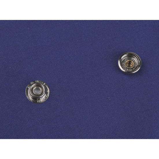 Metal snaps ø15 mm (am6) for thick fabrics, in bulk - Nickel (100 Pieces) Metal snaps ø15 mm (am6) for thick fabrics, in bulk - Nickel (100 Pieces)