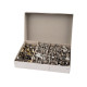 Metal snaps ø15 mm (am6) for thick fabrics, in bulk - Nickel (100 Pieces) Metal snaps ø15 mm (am6) for thick fabrics, in bulk - Nickel (100 Pieces)