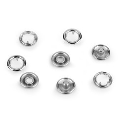 Roland baby ø10 mm for thin fabrics, in bulk - Nickel (500 Sets)
