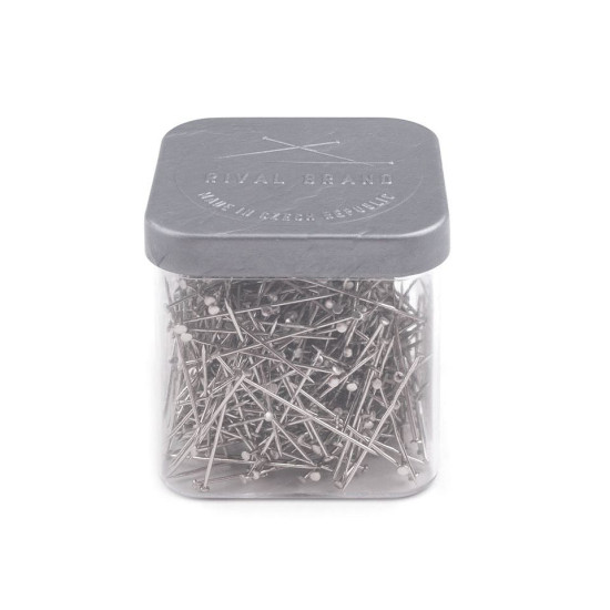 Szpilki metalowe długość 27 mm - Nikiel (1 Pudełko) Szpilki metalowe długość 27 mm - Nikiel (1 Pudełko)