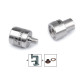 Aufsatz zum nieten von ösen, innen-ø 5,5 und 7 mm - Silber (1 Set) Aufsatz zum nieten von ösen, innen-ø 5,5 und 7 mm - Silber (1 Set)