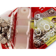Roland baby ø10 mm for thin fabrics, colored varnish - White (1 Card)