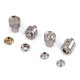 Hand press dies mold for metal snaps, rivets ø15 mm (am6 ) - Nickel (1 Set) Hand press dies mold for metal snaps, rivets ø15 mm (am6 ) - Nickel (1 Set)