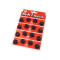 Metal snap fasteners size 8 - Black (4 Cards)
