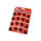 Metal snap fasteners size 8 - Black (4 Cards)