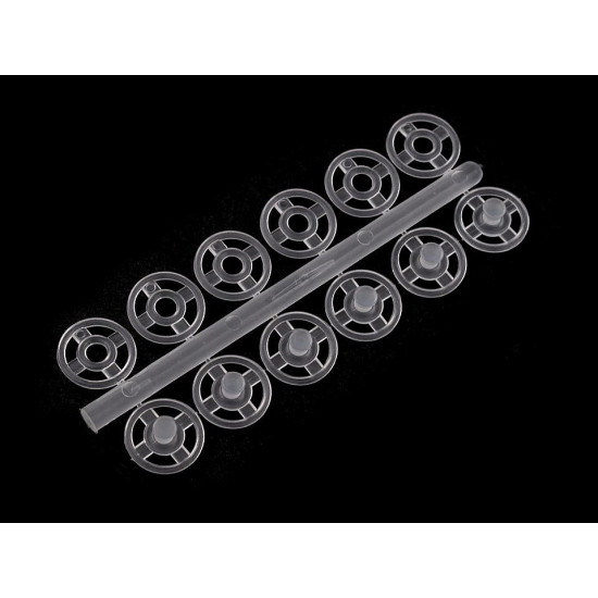 Felvarrható műanyag patent / összenyomható gomb ø7mm - ø 15 mm - Transparent (400 Csokrok) Felvarrható műanyag patent / összenyomható gomb ø7mm - ø 15 mm - Transparent (400 Csokrok)