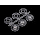 Felvarrható műanyag patent / összenyomható gomb ø7mm - ø 15 mm - Transparent (400 Csokrok) Felvarrható műanyag patent / összenyomható gomb ø7mm - ø 15 mm - Transparent (400 Csokrok)