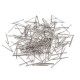 Broches à tête droite en métal, longueur 18 mm - Nickel (20 Boîtes) Broches à tête droite en métal, longueur 18 mm - Nickel (20 Boîtes)