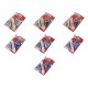 Metal snaps ø15 mm for thick fabrics, colored varnish - Paris blue (1 Card) Metal snaps ø15 mm for thick fabrics, colored varnish - Paris blue (1 Card)